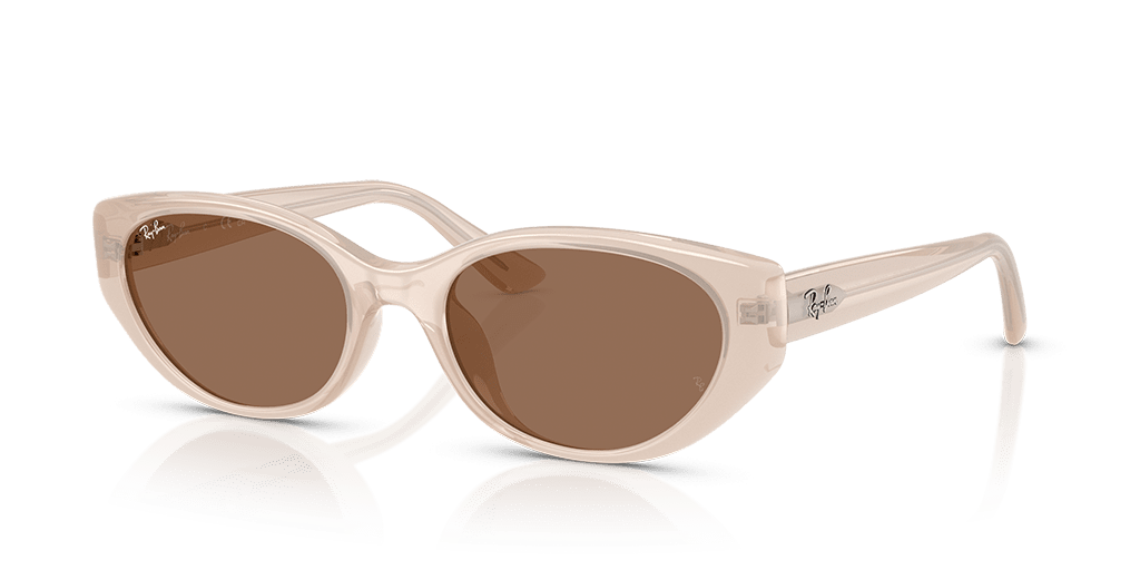 Ray-Ban 0RB4457D női fehér színű négyzet formájú napszemüveg