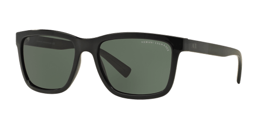 Armani Exchange AX4045S 817871 férfi fekete színű téglalap formájú napszemüveg
