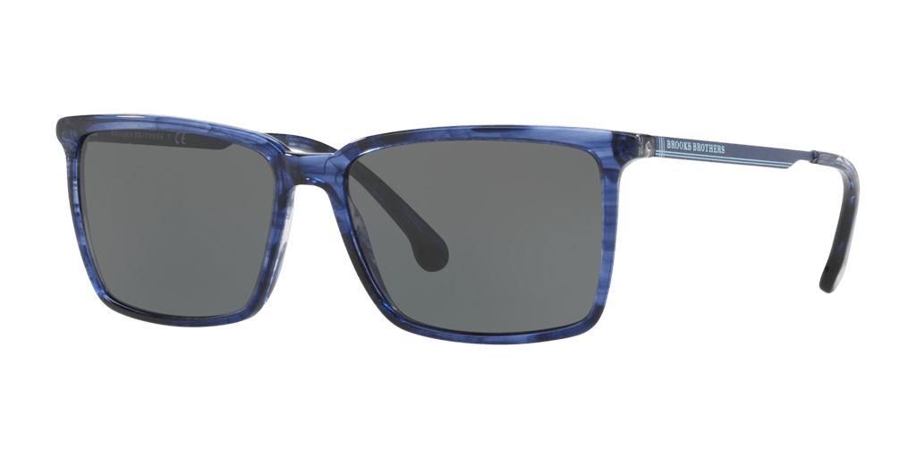Brooks Brothers BB5038S 614087 férfi kék színű téglalap formájú napszemüveg