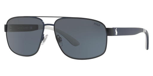 Polo Ralph Lauren PH3112 930387 férfi kék színű pilóta formájú napszemüveg