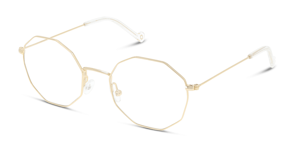 Unofficial UNOF0076 női arany színű hatszögletű formájú szemüveg