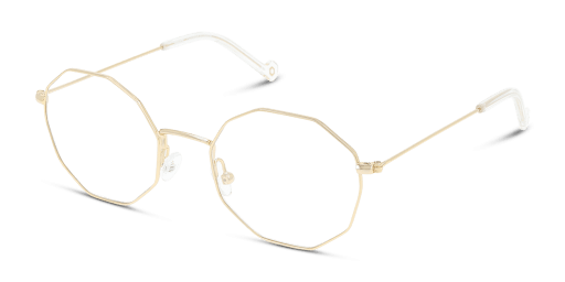Unofficial UNOF0076 női arany színű hatszögletű formájú szemüveg