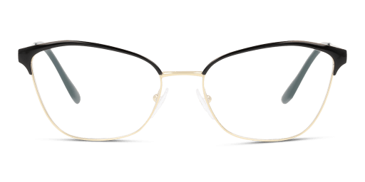 Prada PR 62XV női fekete színű macskaszem formájú szemüveg