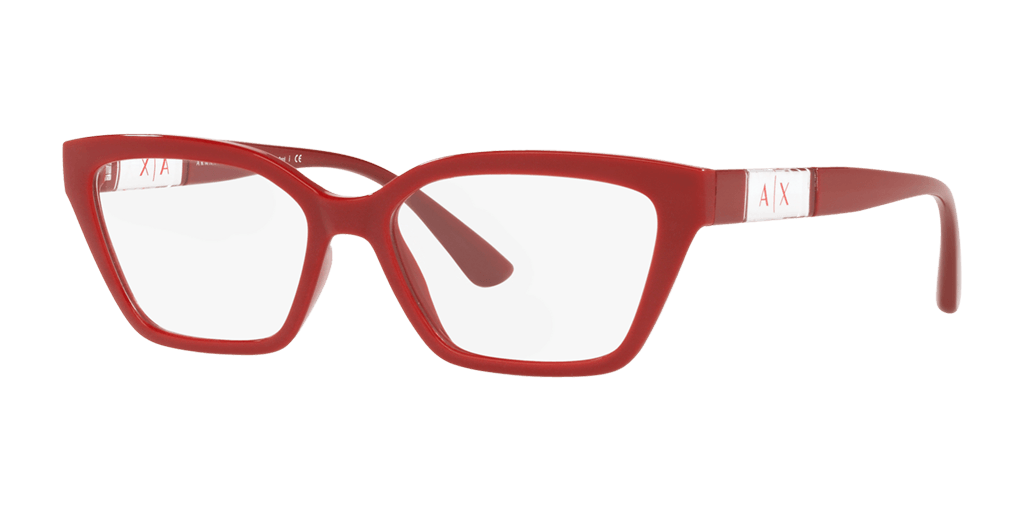 Armani Exchange 0AX3092 női piros színű macskaszem formájú szemüveg