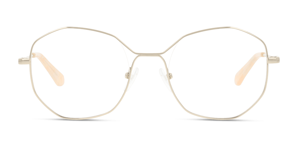 Unofficial UNOF0424 DD00 női arany színű hatszögletű formájú szemüveg