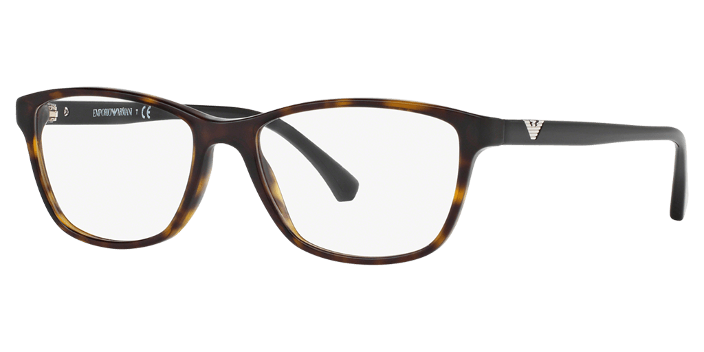 Emporio Armani 0EA3099 női havana színű téglalap formájú szemüveg