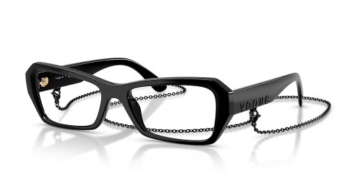 VOGUE 0VO5656U női fekete színű macskaszem formájú szemüveg