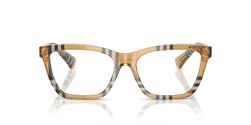 Burberry 0BE2440 női bézs színű téglalap formájú szemüveg