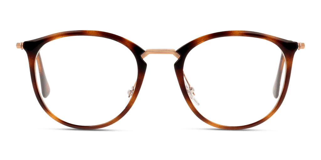 Ray-Ban RX7140 férfi havana színű pantó formájú szemüveg