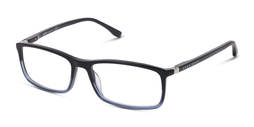 BOSS BOSS 0680/IT férfi kék színű téglalap formájú szemüveg