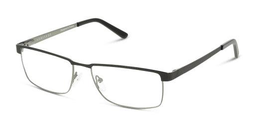 Heritage HEOM0003 férfi fekete színű téglalap formájú szemüveg