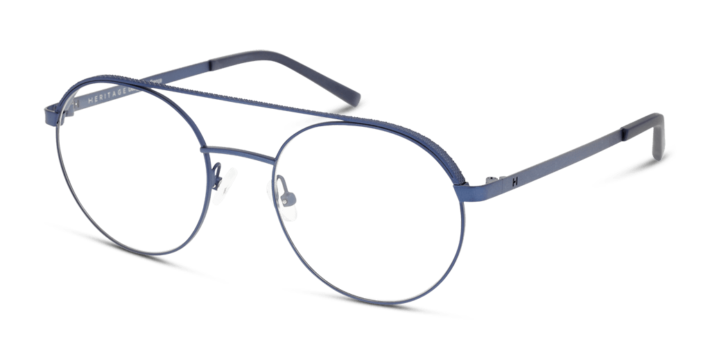 Heritage HEOM0047 férfi kék színű kerek formájú szemüveg