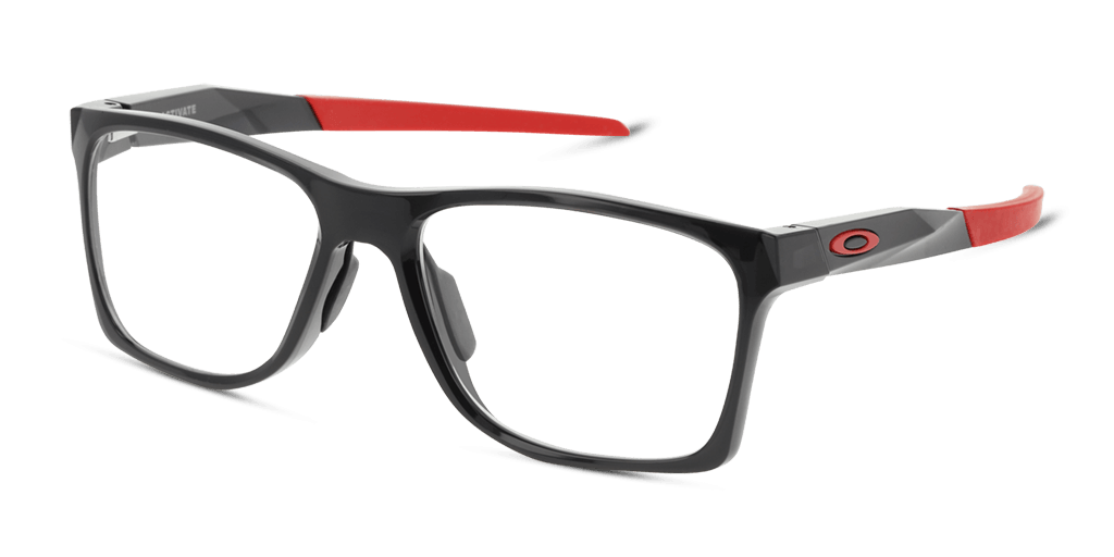 Oakley OX8173 férfi fekete színű négyzet formájú szemüveg