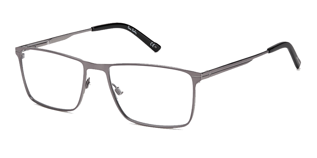 Pierre Cardin P.C. 6879 KJ1 férfi ezüst színű téglalap formájú szemüveg