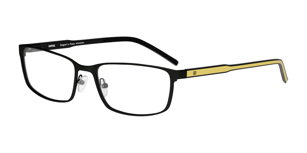 Unofficial UNOM0303 BY00 férfi fekete színű téglalap formájú szemüveg