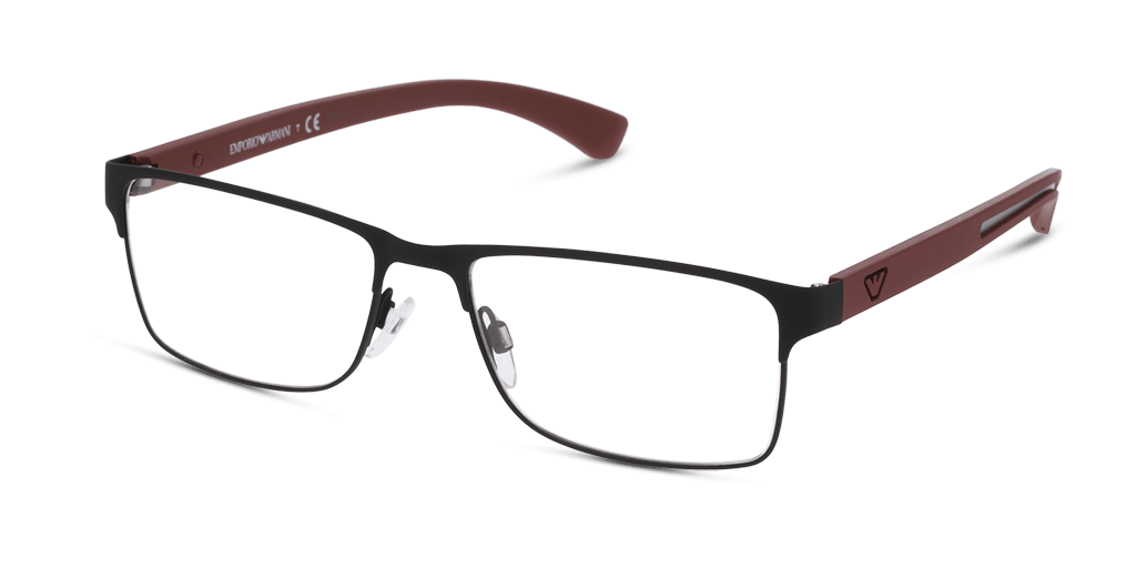 Emporio Armani EA1052 férfi fekete színű téglalap formájú szemüveg