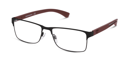 Emporio Armani EA1052 férfi fekete színű téglalap formájú szemüveg
