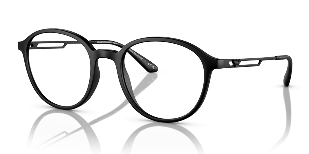 Emporio Armani 0EA3225 férfi fekete színű pantó formájú szemüveg