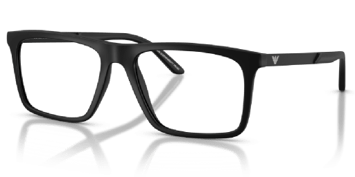 Emporio Armani EA3253 5001 férfi fekete színű négyzet formájú szemüveg