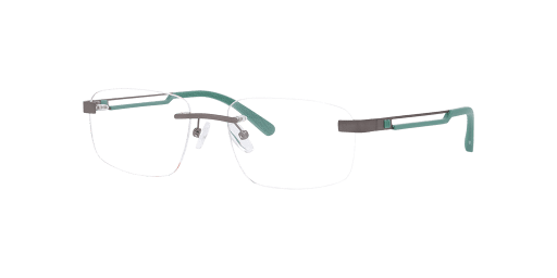 Unofficial 0UO1194 férfi szürke színű téglalap formájú szemüveg