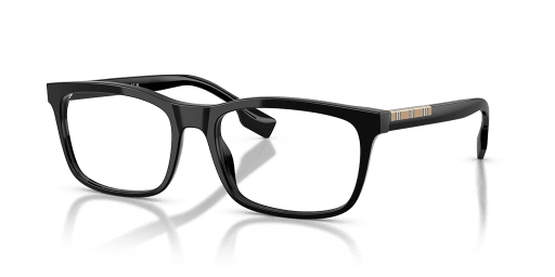 Burberry 0BE2334 férfi fekete színű téglalap formájú szemüveg