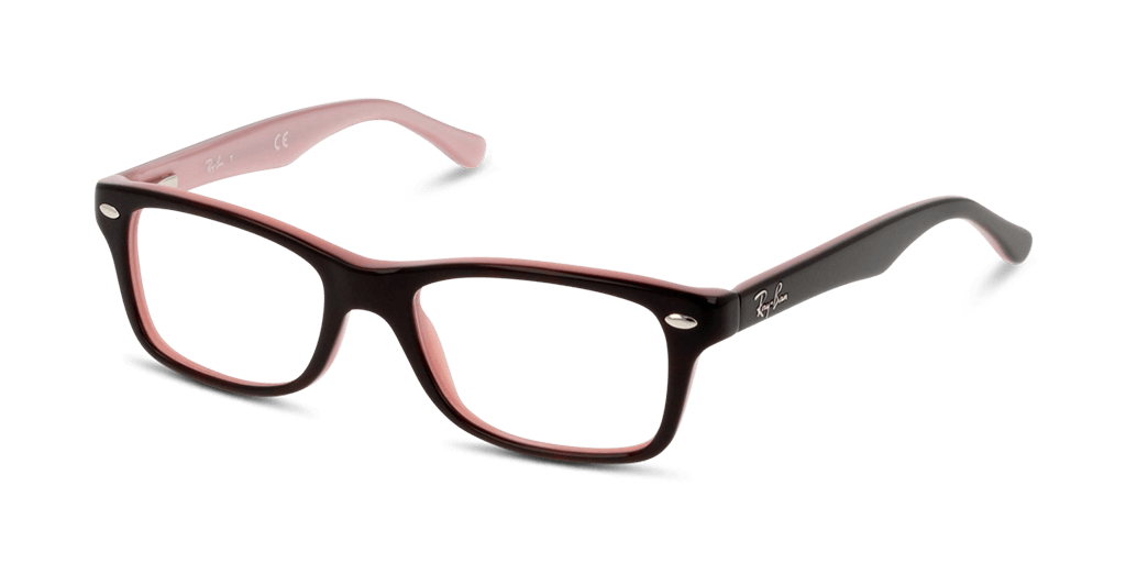 Ray-Ban RY1531 gyermek barna színű téglalap formájú szemüveg