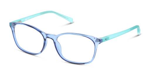 Puma PJ0031O gyermek kék színű téglalap formájú szemüveg