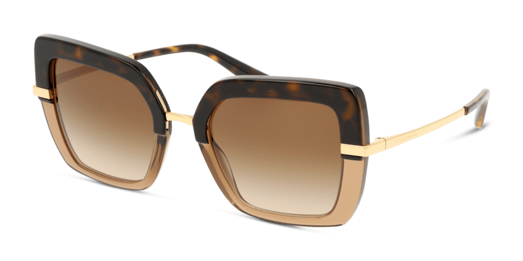 Dolce and Gabbana 0DG4373 női havana színű négyzet formájú napszemüveg