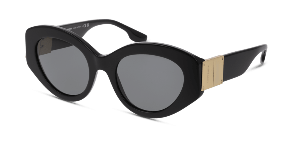 Burberry BE4361 300187 női fekete színű macskaszem formájú napszemüveg