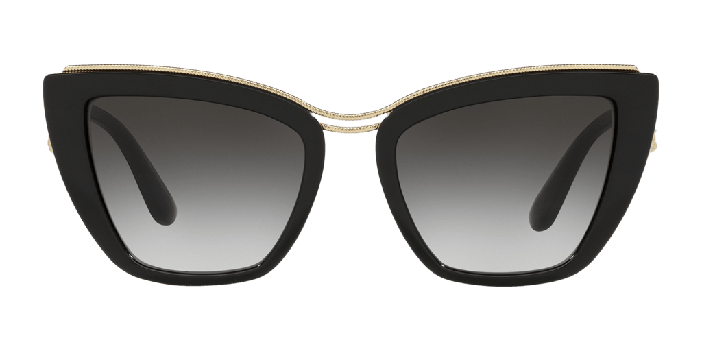Dolce and Gabbana DG6144 501/8G női fekete színű macskaszem formájú napszemüveg