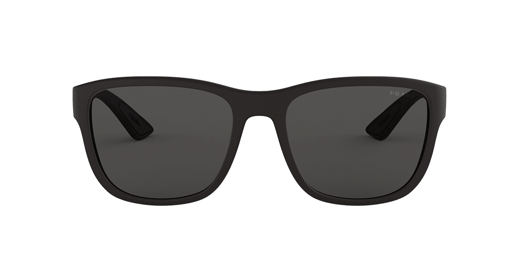 Prada Linea Rossa PS 01US DG05S0 férfi fekete színű téglalap formájú napszemüveg