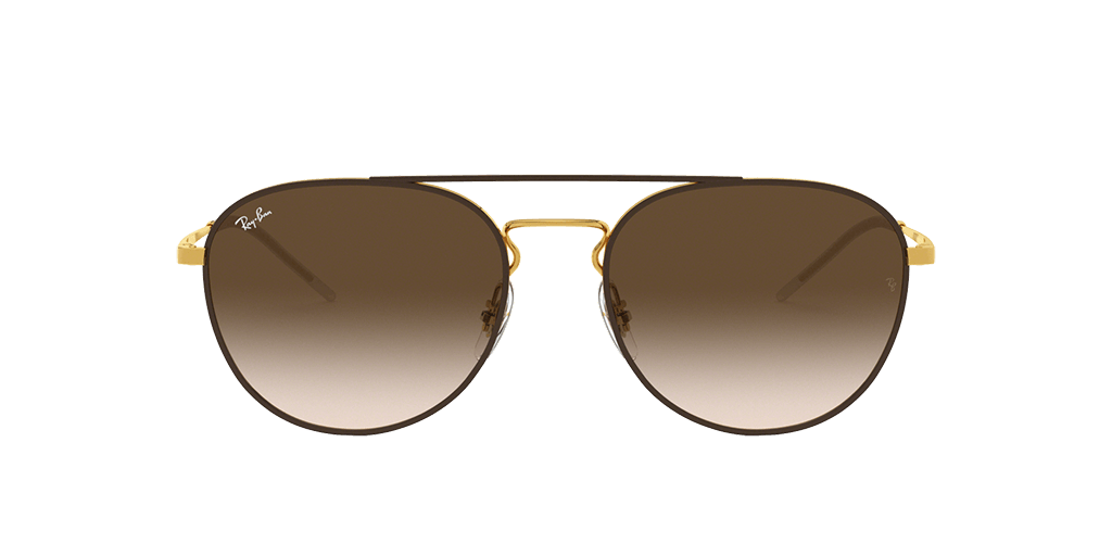 Ray-Ban RB3589 905513 férfi arany színű négyzet formájú napszemüveg