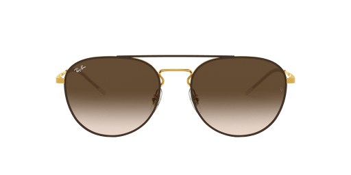 Ray-Ban RB3589 905513 férfi arany színű négyzet formájú napszemüveg