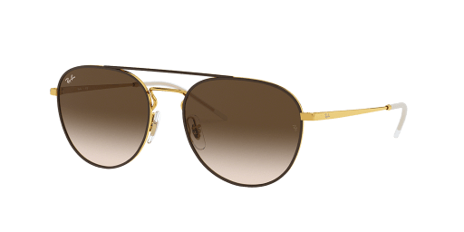 Ray-Ban RB3589 905513 férfi arany színű négyzet formájú napszemüveg