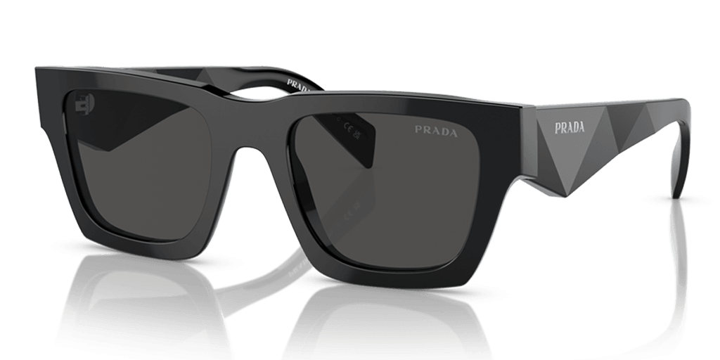Prada PRA06S 16K08Z férfi fekete színű négyzet formájú napszemüveg