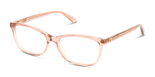 GUCCI GG0613O női rózsaszín színű téglalap formájú szemüveg