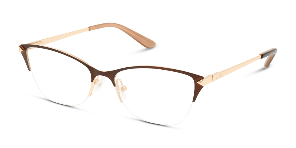 Guess GU2777 női bronz színű téglalap formájú szemüveg