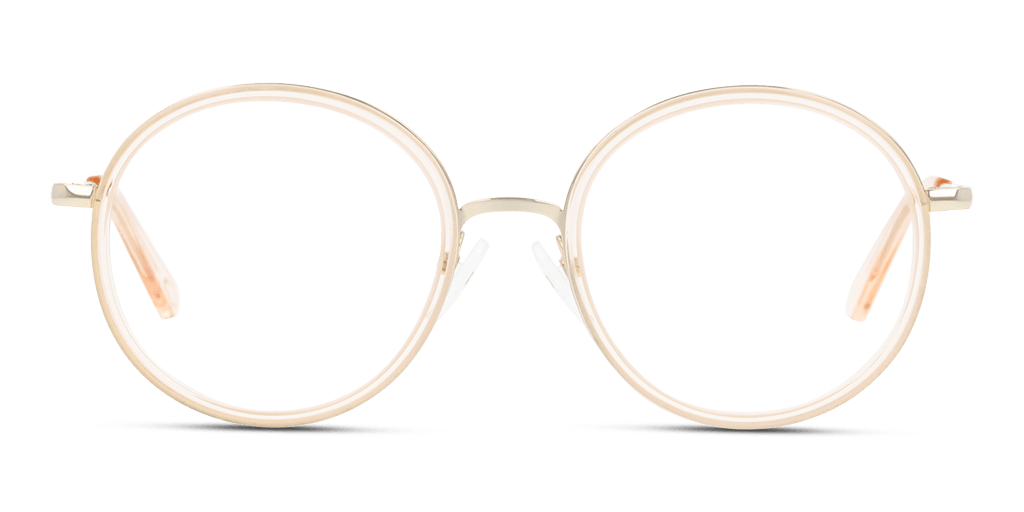 Unofficial UNOF0216 FD00 női bézs színű kerek formájú szemüveg