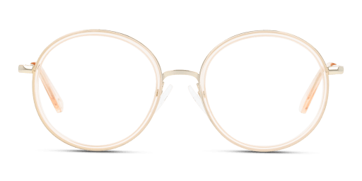 Unofficial UNOF0216 FD00 női bézs színű kerek formájú szemüveg