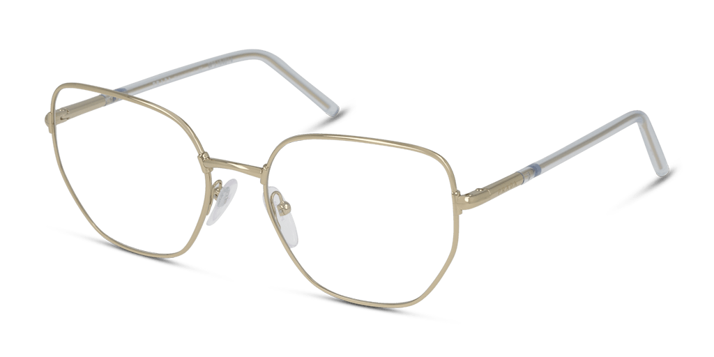 Prada PR 60WV női arany színű különleges formájú szemüveg