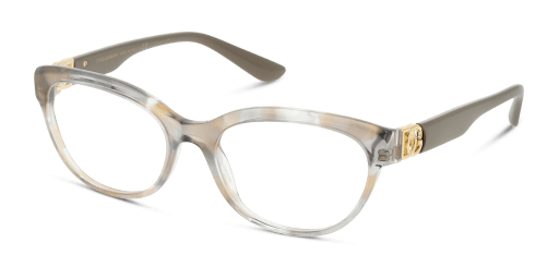 Dolce and Gabbana DG3342 3321 női havana színű macskaszem formájú szemüveg