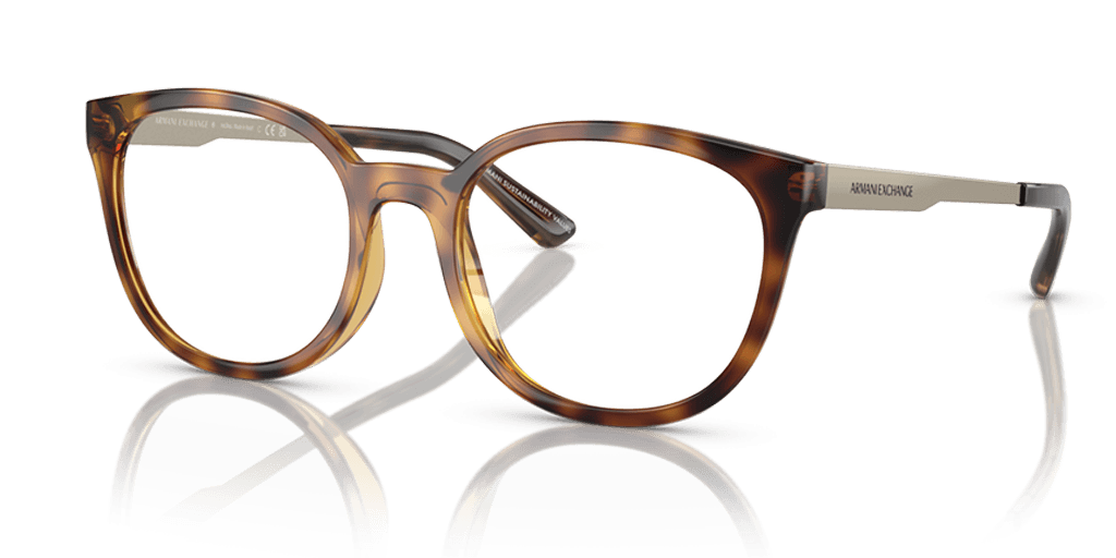 Armani Exchange AX3104 8213 női havana színű macskaszem formájú szemüveg