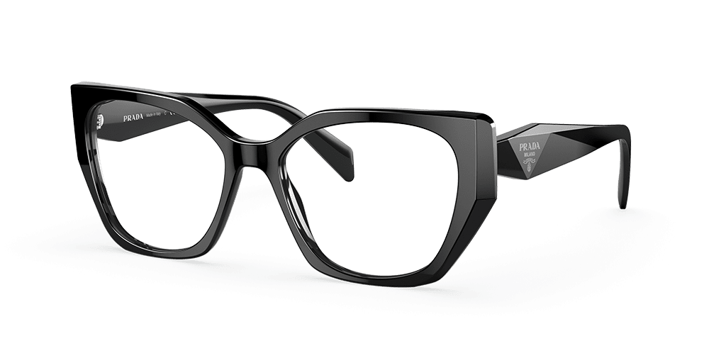 Prada 0PR 18WV női fekete színű különleges formájú szemüveg