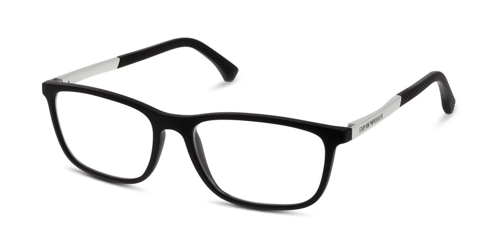 Emporio Armani EA3069 5063 férfi fekete színű téglalap formájú szemüveg