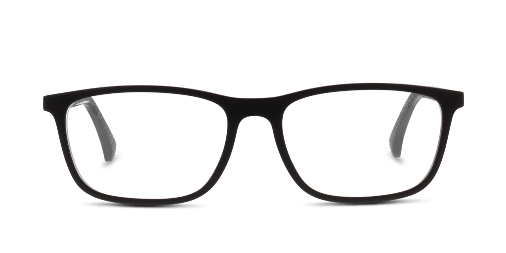 Emporio Armani EA3069 férfi fekete színű téglalap formájú szemüveg