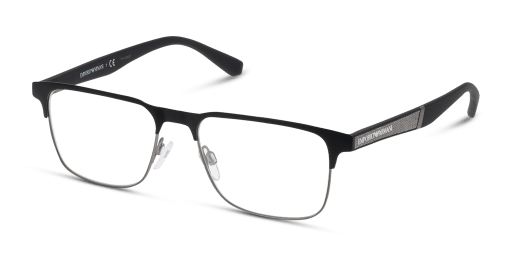 Emporio Armani EA1061 férfi fekete színű téglalap formájú szemüveg