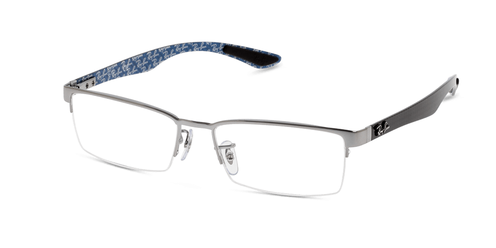 Ray-Ban RX8412 2502 férfi szürke színű téglalap formájú szemüveg