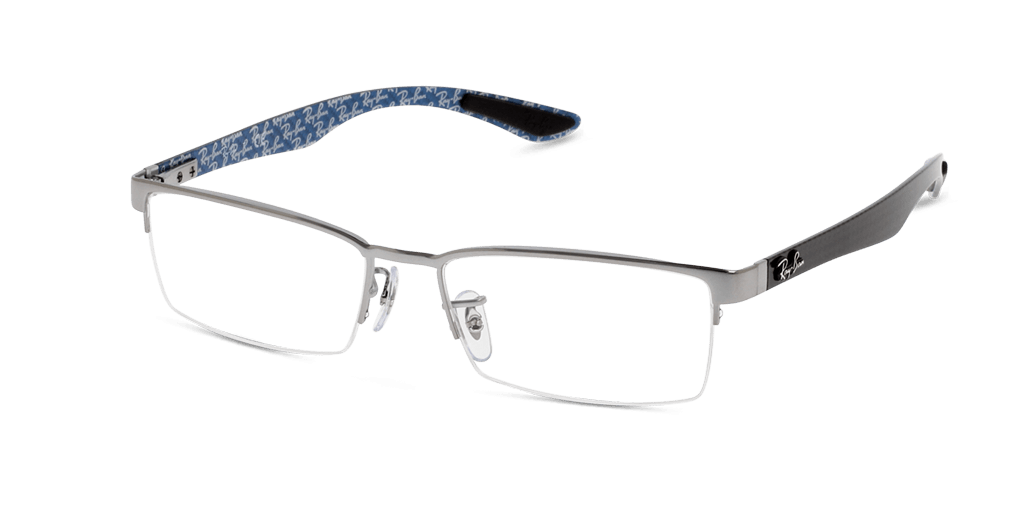 Ray-Ban RX8412 férfi szürke színű téglalap formájú szemüveg