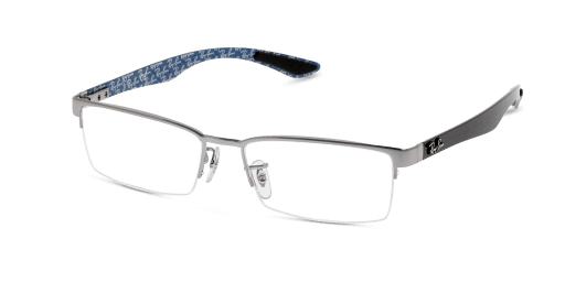 Ray-Ban RX8412 férfi szürke színű téglalap formájú szemüveg
