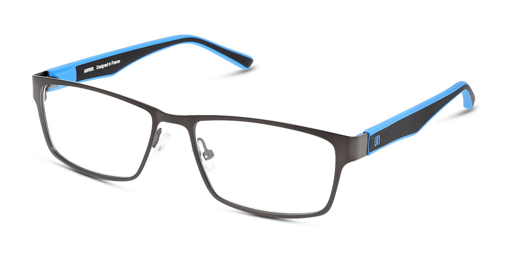 Unofficial UNOM0104 férfi szürke színű téglalap formájú szemüveg